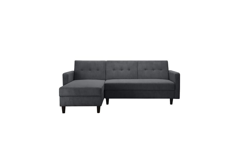 Sovesofa Hartford II 213x153x82 cm, Antracit - 213x153x82 cm, Antracit - Møbler - Sofaer - Sovesofaer
