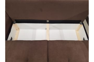 Sovesofa med chaiselong - Gul - Møbler - Sofaer - Sovesofaer