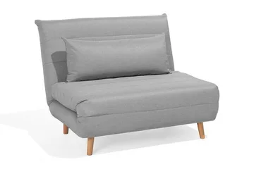 Sovesofa med diva 104 cm - Grå - Møbler - Sofaer - Sovesofaer