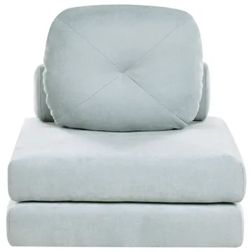 Sovesofa Olden - Lyseblå - Møbler - Sofaer - Sovesofaer - Fremadvendt sovesofa