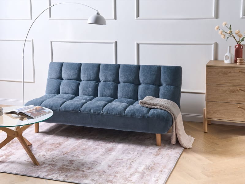 Sovesofa Risor - Blå - Møbler - Sofaer - Sovesofaer - 2 personers sovesofa