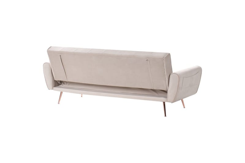 Sovesofa Selnes - Beige, kobber - Møbler - Sofaer - Sovesofaer