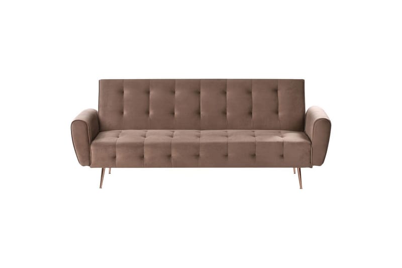 Sovesofa Selnes - Brun, kobber - Møbler - Sofaer - Sovesofaer