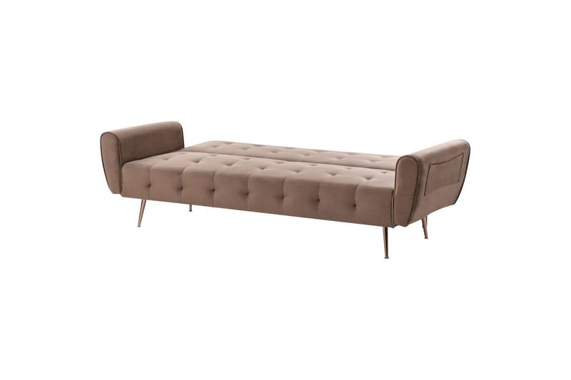 Sovesofa Selnes - Brun, kobber - Møbler - Sofaer - Sovesofaer