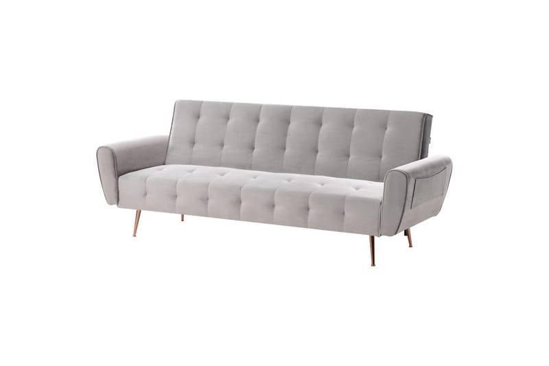 Sovesofa Selnes - Grå, kobber - Møbler - Sofaer - Sovesofaer