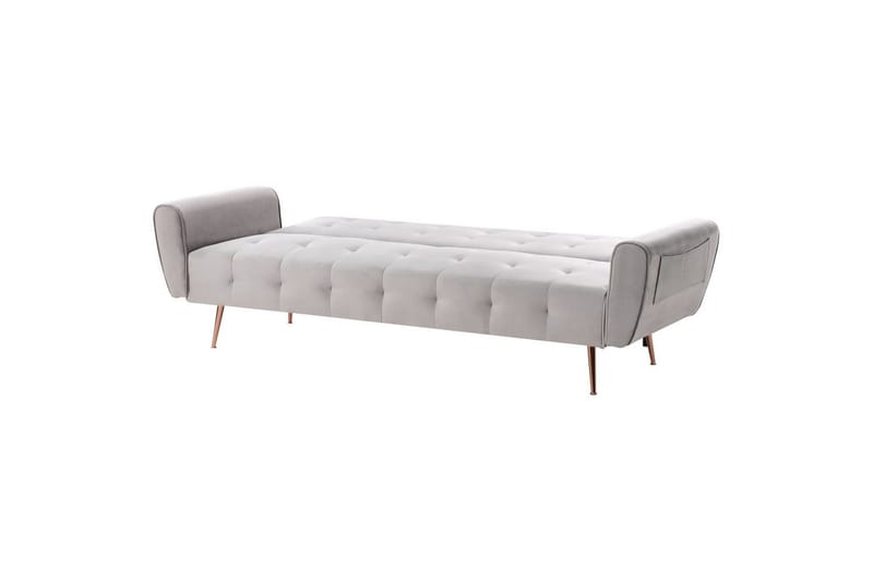 Sovesofa Selnes - Grå, kobber - Møbler - Sofaer - Sovesofaer