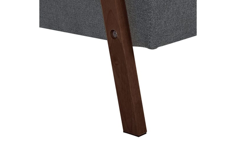 Sovesofa Tjorn - Mørkegrå, mørkt træ, 185x110 cm - Møbler - Sofaer - Sovesofaer