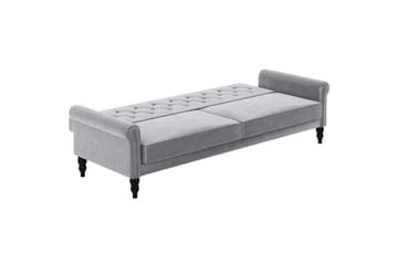 Sovesofa uden divan & chaiselong Loft24 Tyne Sovesofa 3-personers Grå - Møbler - Sofaer - Sovesofaer