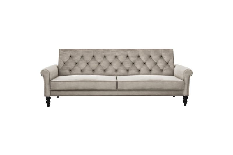 Sovesofa uden divan & chaiselong Loft24 Tyne Sovesofa 3-personers Beige - Møbler - Sofaer - Sovesofaer