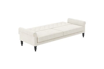 Sovesofa uden divan & chaiselong Loft24 Tyne Sovesofa 3-personers Hvid - Møbler - Sofaer - Sovesofaer