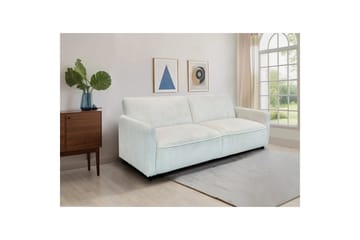Sovesofa uden divan og chaiselong Loft24 Sovesofa Loft24 Alicia Hvid Manchester - Møbler - Sofaer - Sovesofaer
