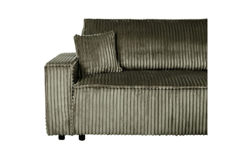 Sovesofa venstrevendt Abacka - Grøn, sort - Møbler - Sofaer - Sovesofaer