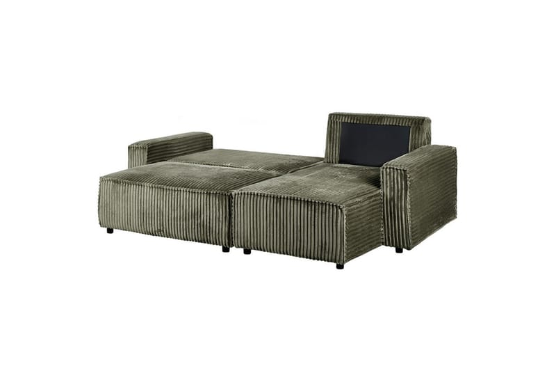 Sovesofa venstrevendt Abacka - Grøn, sort - Møbler - Sofaer - Sovesofaer