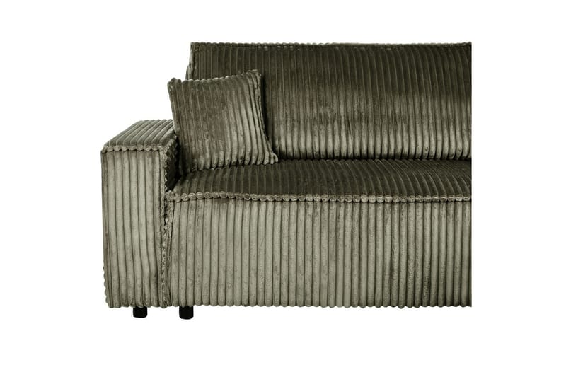 Sovesofa venstrevendt Abacka - Grøn, sort - Møbler - Sofaer - Sovesofaer