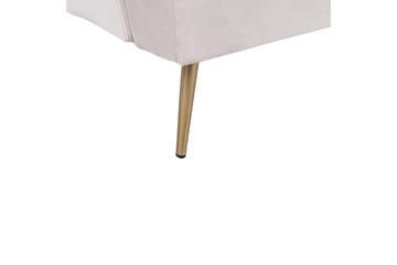 Sovesofa Vettre - Beige, guld - Møbler - Sofaer - Sovesofaer