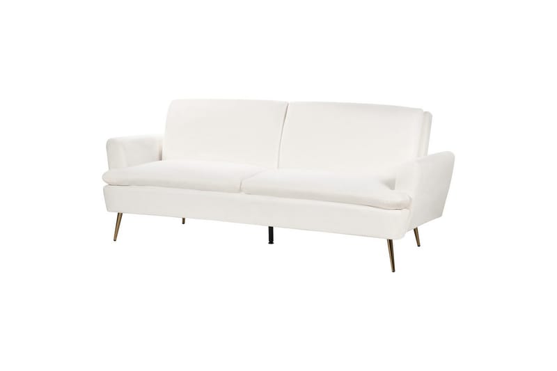 Sovesofa Vettre - Hvid, Guld - Møbler - Sofaer - Sovesofaer