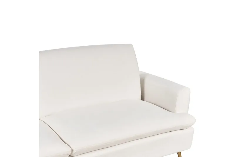 Sovesofa Vettre - Hvid, Guld - Møbler - Sofaer - Sovesofaer