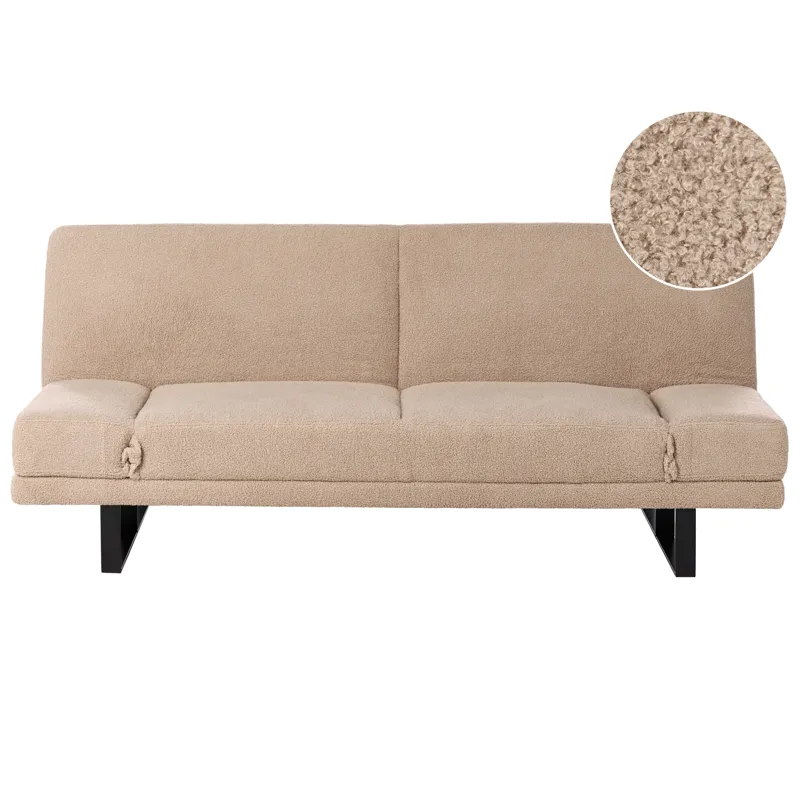 Sovesofa York Bouclé, Sandbeige