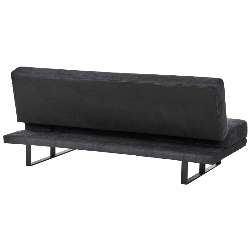 Sovesofa York Chenille - Sort - Møbler - Sofaer - Sovesofaer