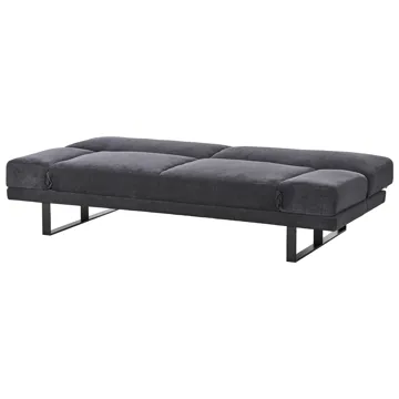 Sovesofa York Chenille - Sort - Møbler - Sofaer - Sovesofaer