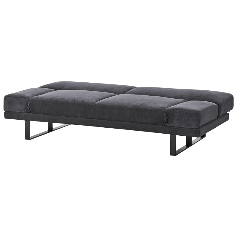 Sovesofa York Chenille - Sort - Møbler - Sofaer - Sovesofaer