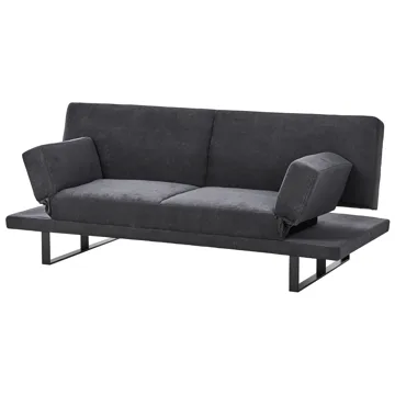 Sovesofa York Chenille - Sort - Møbler - Sofaer - Sovesofaer