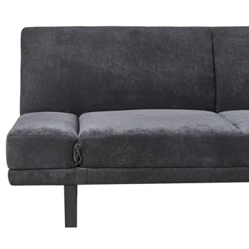 Sovesofa York Chenille - Sort - Møbler - Sofaer - Sovesofaer