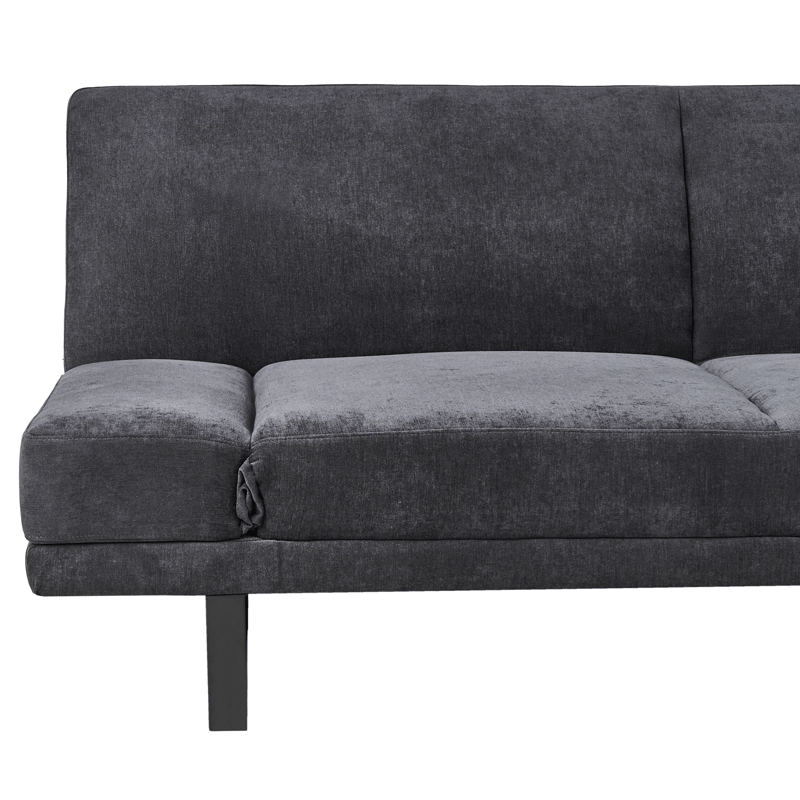 Sovesofa York Chenille - Sort - Møbler - Sofaer - Sovesofaer