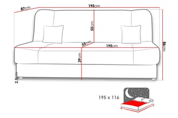Sovesofa - Møbler - Sofaer - Sovesofaer