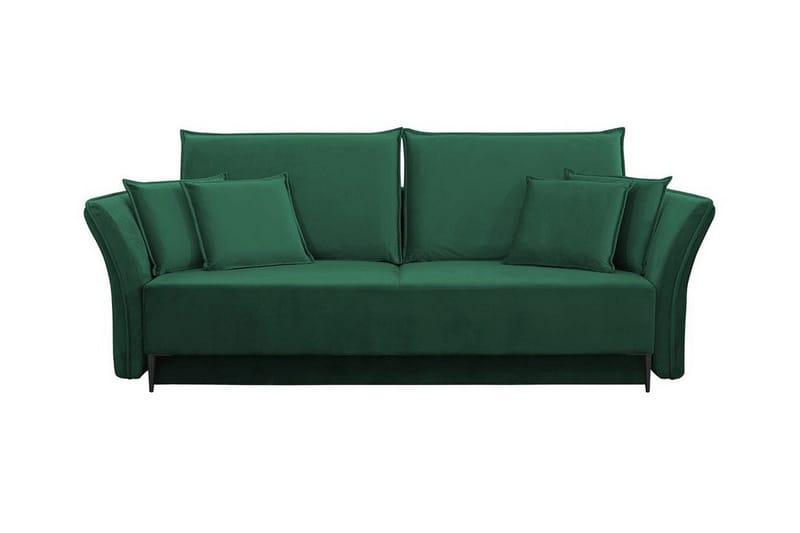 Staffin 3-sits Bäddsoffa Dark green - Møbler - Sofaer - Sovesofaer