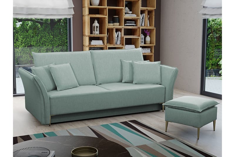 Staffin 3-sits Bäddsoffa NO_BRAND White - Møbler - Sofaer - Sovesofaer