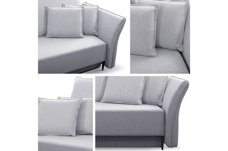 Staffin 3-sits Bäddsoffa NO_BRAND Pink/Beige - Møbler - Sofaer - Sovesofaer