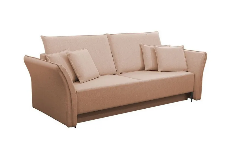 Staffin 3-sits Bäddsoffa Pink/Beige, undefined