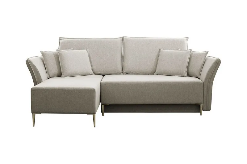 Staffin 3-sits Hörnbäddsoffa beige - Møbler - Sofaer - Sovesofaer