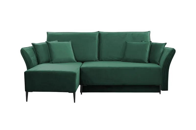 Staffin 3-sits Hörnbäddsoffa Dark green - Møbler - Sofaer - Sovesofaer