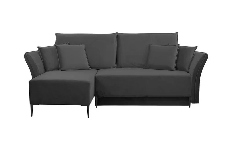 Staffin 3-sits Hörnbäddsoffa Dark grey - Møbler - Sofaer - Sovesofaer