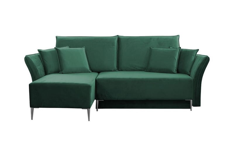 Staffin 3-sits Hörnbäddsoffa Green - Møbler - Sofaer - Sovesofaer