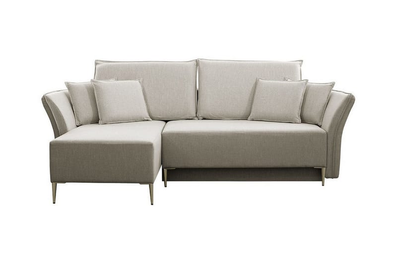Staffin 3-sits Hörnbäddsoffa NO_BRAND beige - Møbler - Sofaer - Sovesofaer