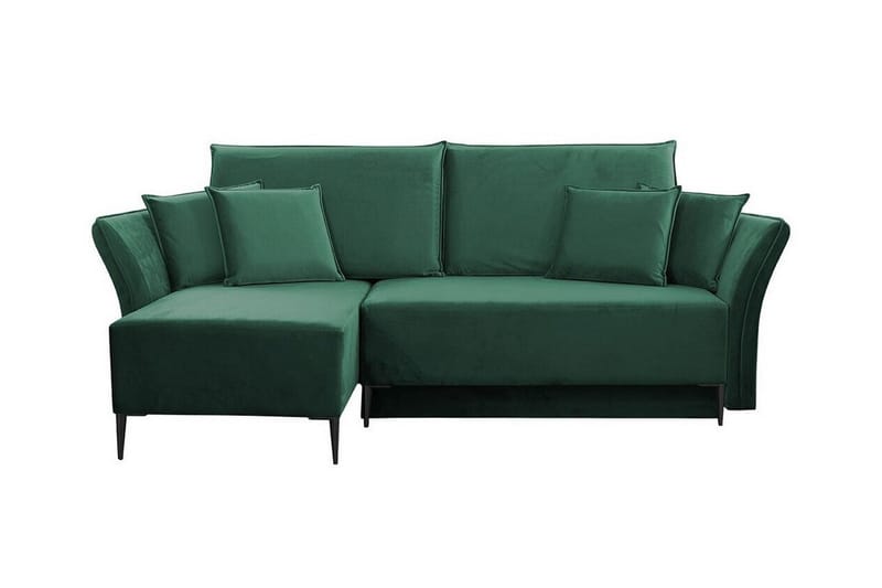 Staffin 3-sits Hörnbäddsoffa NO_BRAND Dark green - Møbler - Sofaer - Sovesofaer