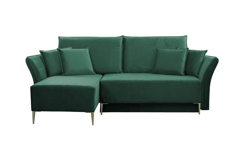 Staffin 3-sits Hörnbäddsoffa NO_BRAND Dark green - Møbler - Sofaer - Sovesofaer