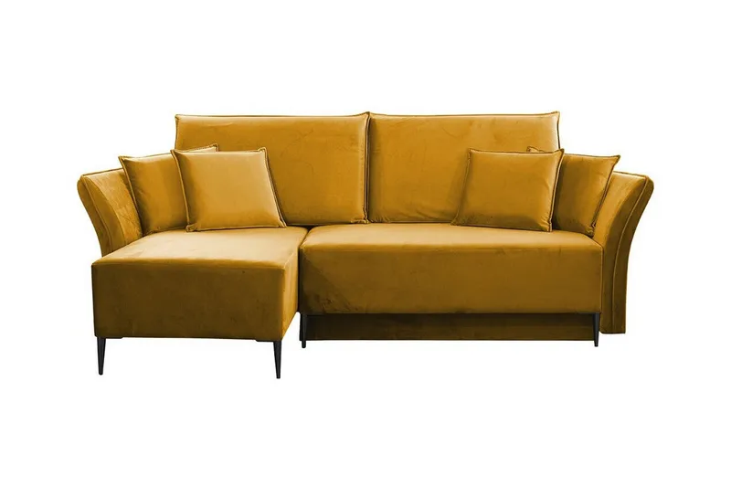 Staffin 3-sits Hörnbäddsoffa Yellow - Møbler - Sofaer - Sovesofaer