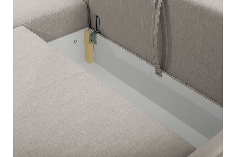 Staffin 3-personers Hjørnesovesofa - Gul - Møbler - Sofaer - Sovesofaer