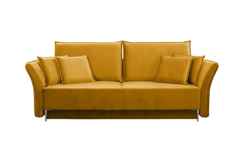 Staffin 3-personers Sovesofa - Gul - Møbler - Sofaer - Sovesofaer