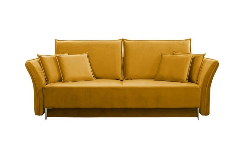 Staffin 3-personers Sovesofa - Gul - Møbler - Sofaer - Sovesofaer