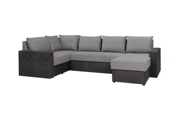 Staffin 4-sits Hörnbäddsoffa Ljusgrå - Møbler - Sofaer - Sovesofaer