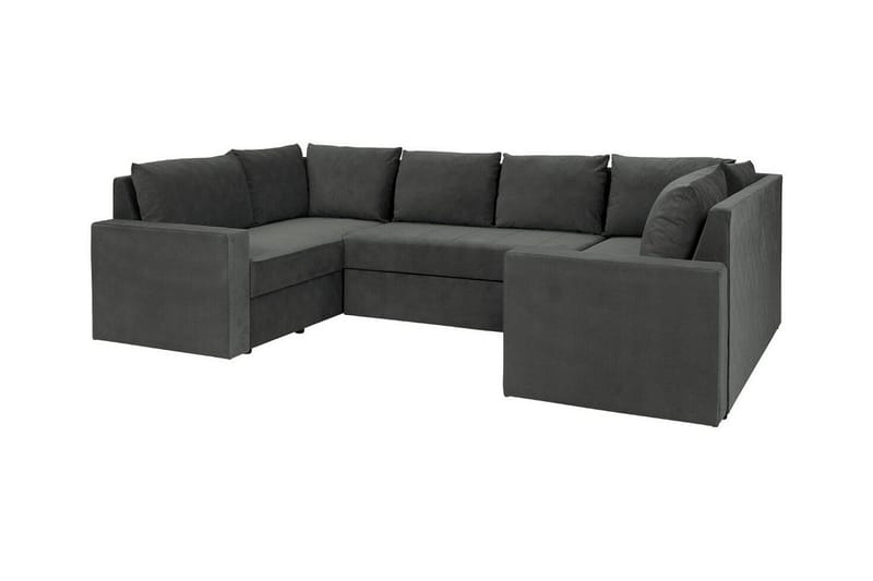 Staffin 4-sits Hörnbäddsoffa NO_BRAND Dark grey, undefined