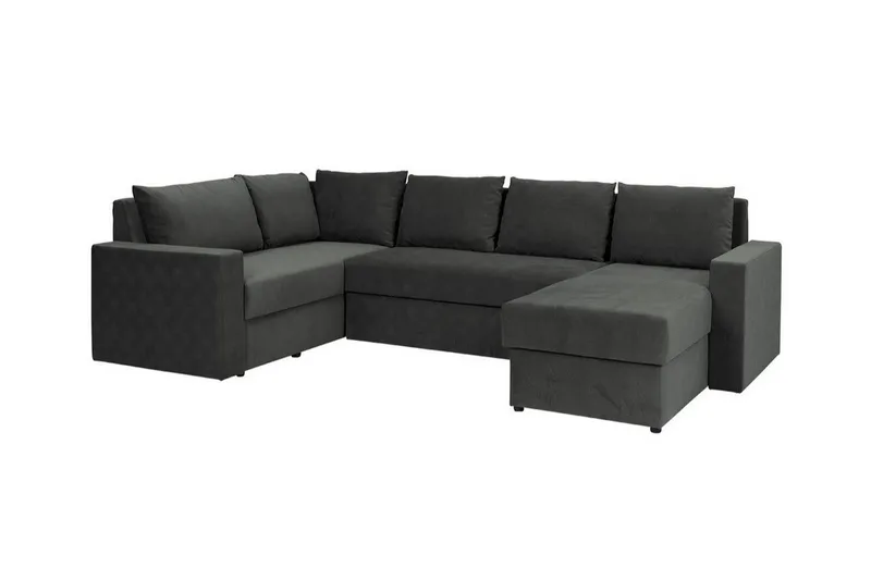 Staffin 4-sits Hörnbäddsoffa NO_BRAND Dark grey, undefined