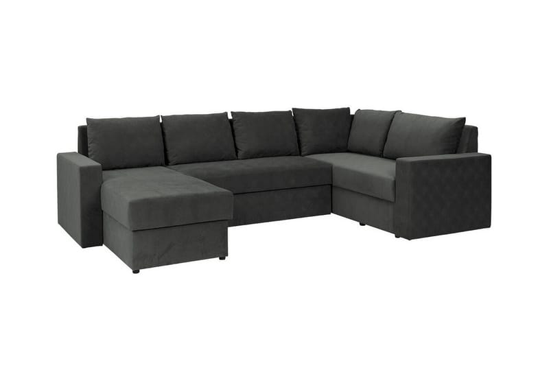 Staffin 4-sits Hörnbäddsoffa NO_BRAND Dark grey, undefined