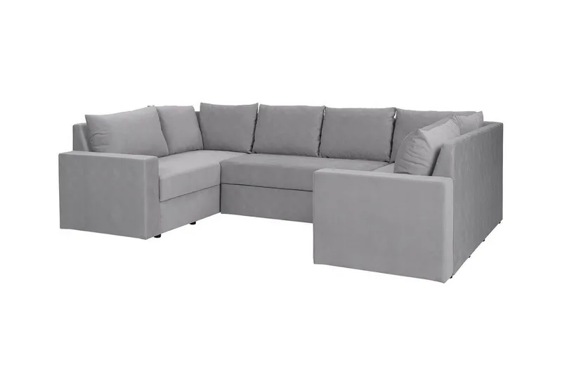 Staffin 4-sits Hörnbäddsoffa NO_BRAND Light grey/Dark grey, undefined