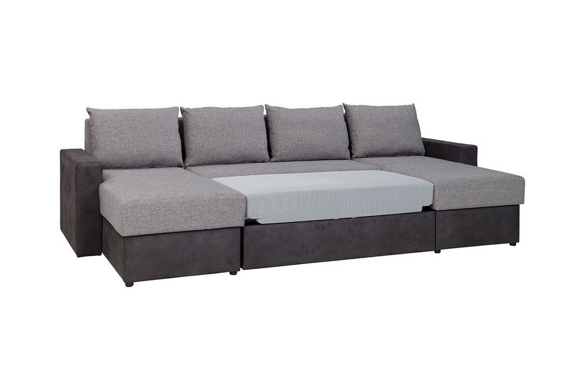 Staffin 4-personers Hjørnesovesofa - Lysegrå/Mørkegrå - Møbler - Sofaer - Sovesofaer